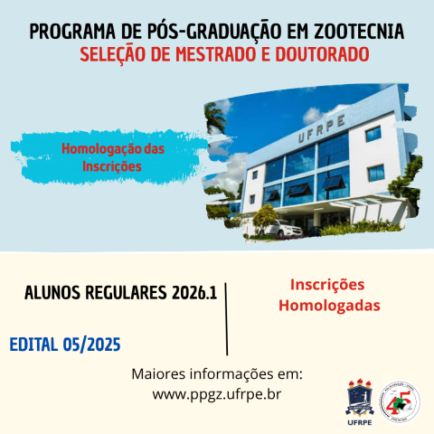 Divulgação das Inscrições Homologadas após período de recurso